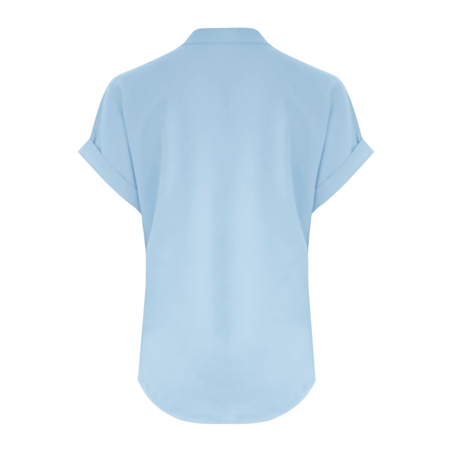Big Spring Deals Summer Tops for Women 2025 Trendy Short Sleeve Cotton Linen Shirt Casual Button v Neck Tunic Blouses Outfits White Travel Shirts for Women M