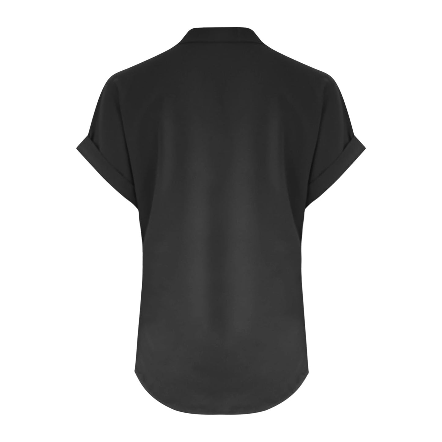 Big Spring Deals Summer Tops for Women 2025 Trendy Short Sleeve Cotton Linen Shirt Casual Button v Neck Tunic Blouses Outfits White Travel Shirts for Women M