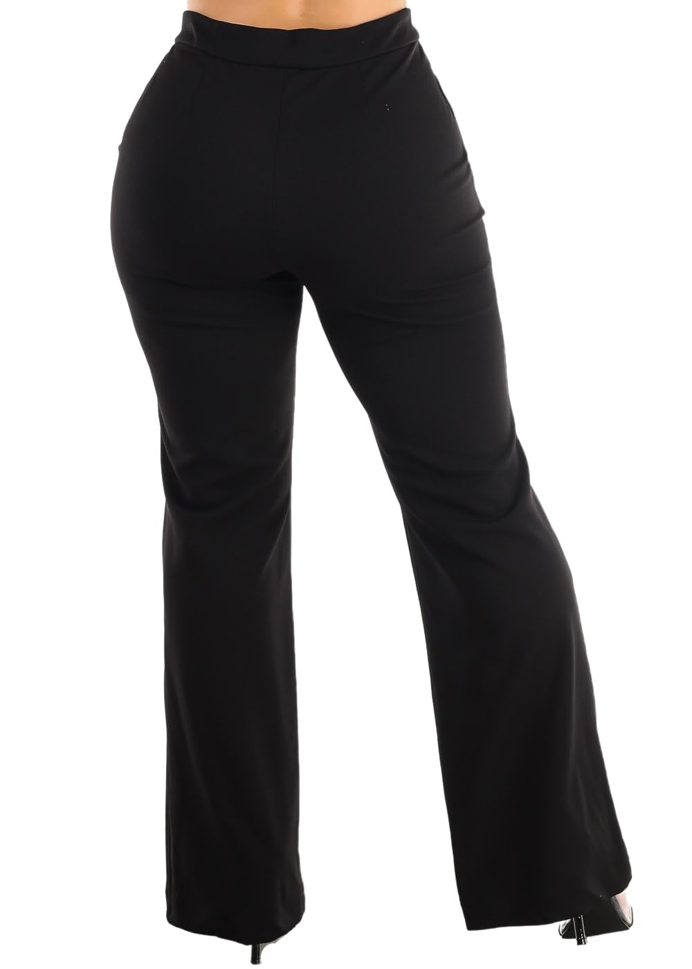 Moda Xpress Womens Juniors Super High Waist Checkered Black Skinny Pants 40087H