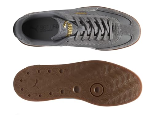 PUMA Men's Club II Era Sneaker, Cast Iron-Smokey Gray Gold