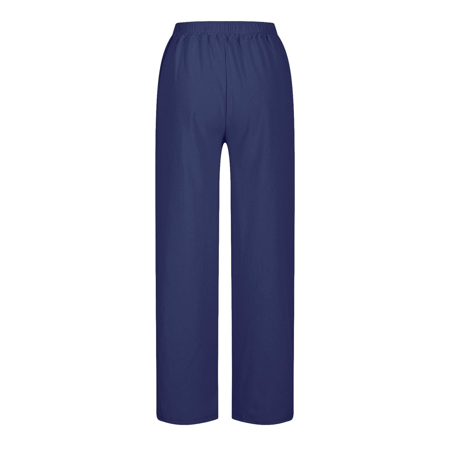 Womens Summer Pants Lightweight Casual Cotton Linen Pants for Women 2025 Summer Gauze Drawstring High Waisted Wide Leg Trousers Beach Vacation Clothes White XL