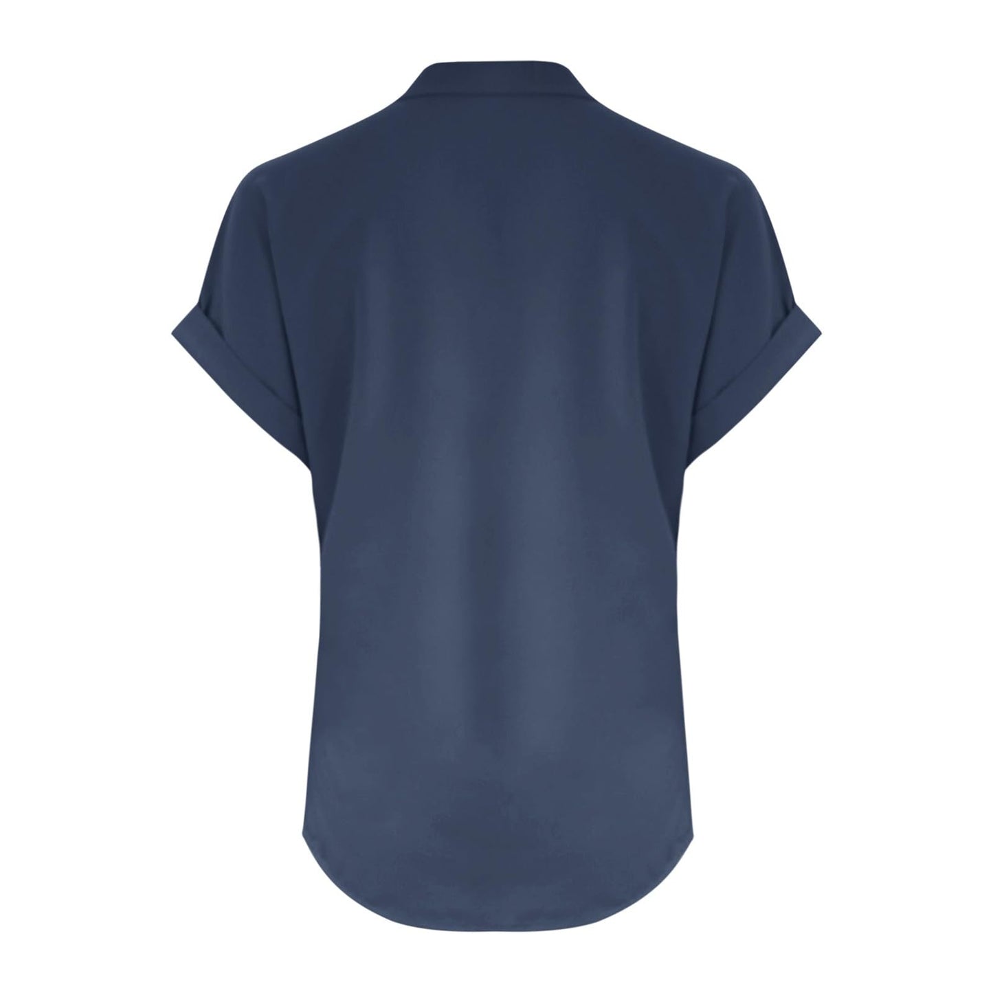 Big Spring Deals Summer Tops for Women 2025 Trendy Short Sleeve Cotton Linen Shirt Casual Button v Neck Tunic Blouses Outfits White Travel Shirts for Women M