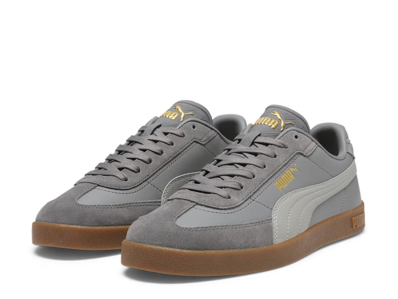 PUMA Men's Club II Era Sneaker, Cast Iron-Smokey Gray Gold