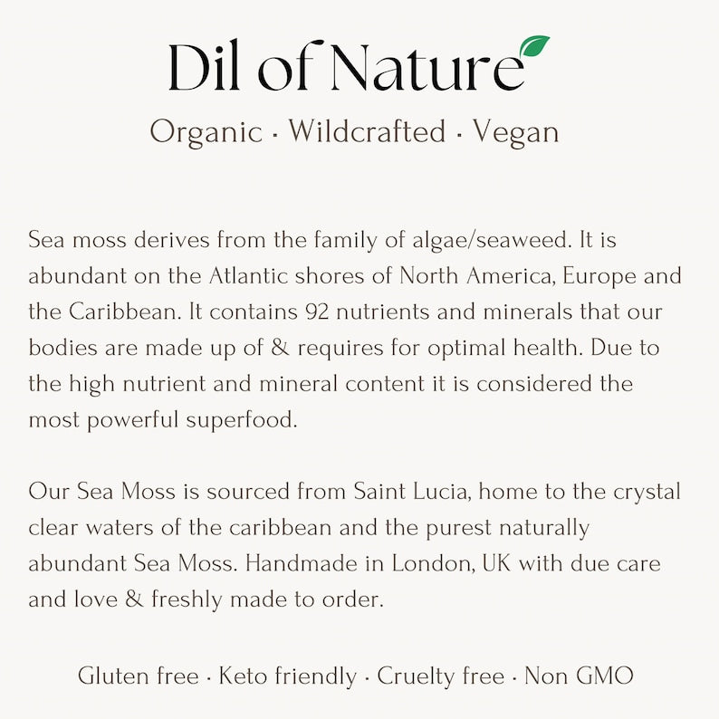 Dil's Organic Sea Moss
