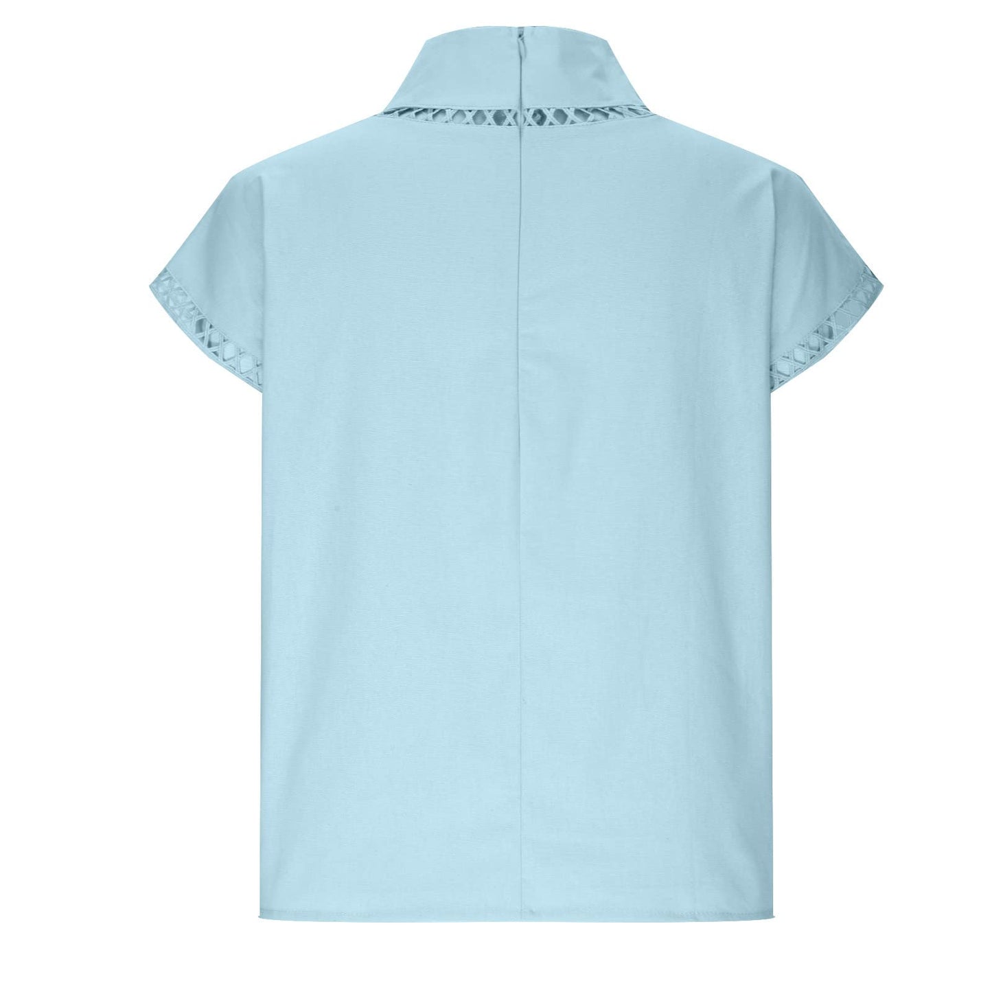 Summer Outfits for Women 2024 Cotton Linen Tops for Women 2024 Casual Cap Sleeve Summer Shirts Loose High Neck Tshirt Dressy Casual Blouses Womens Summer Blouses 2024 Gray M