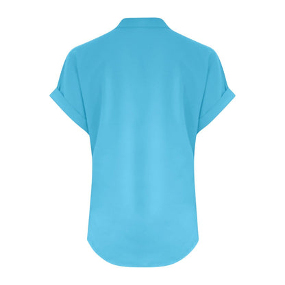 Big Spring Deals Summer Tops for Women 2025 Trendy Short Sleeve Cotton Linen Shirt Casual Button v Neck Tunic Blouses Outfits White Travel Shirts for Women M