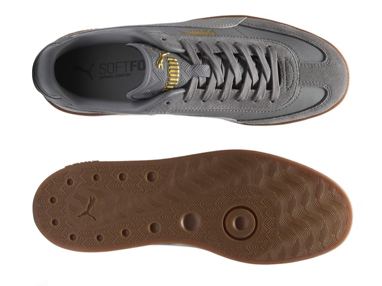 PUMA Men's Club II Era Sneaker, Cast Iron-Smokey Gray Gold
