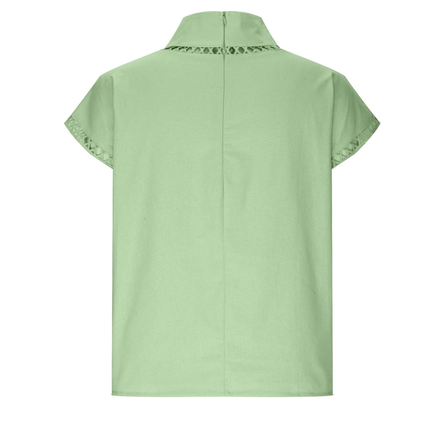 Summer Outfits for Women 2024 Cotton Linen Tops for Women 2024 Casual Cap Sleeve Summer Shirts Loose High Neck Tshirt Dressy Casual Blouses Womens Summer Blouses 2024 Gray M