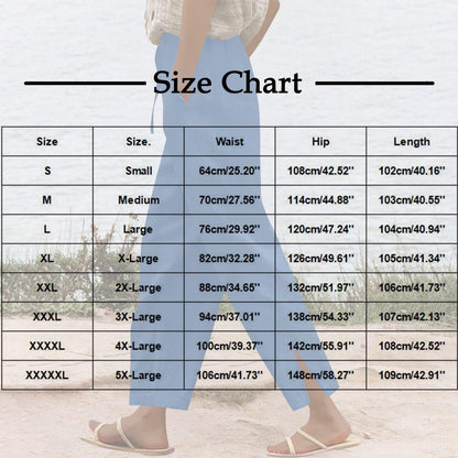 Womens Summer Pants Lightweight Casual Cotton Linen Pants for Women 2025 Summer Gauze Drawstring High Waisted Wide Leg Trousers Beach Vacation Clothes White XL